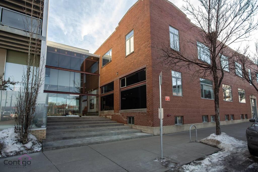 אדמונטון Historic Jd Loft, Near Ice District, Rogers Place, Ug Parking מראה חיצוני תמונה